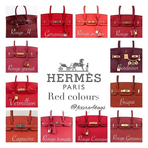 hermes classic color|hermes luggage color chart.